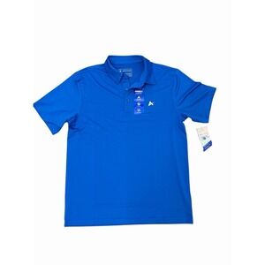 Arctic Cool Men's M Performance Polo Royal Blue Golf Stretch Short Sleeve NWT